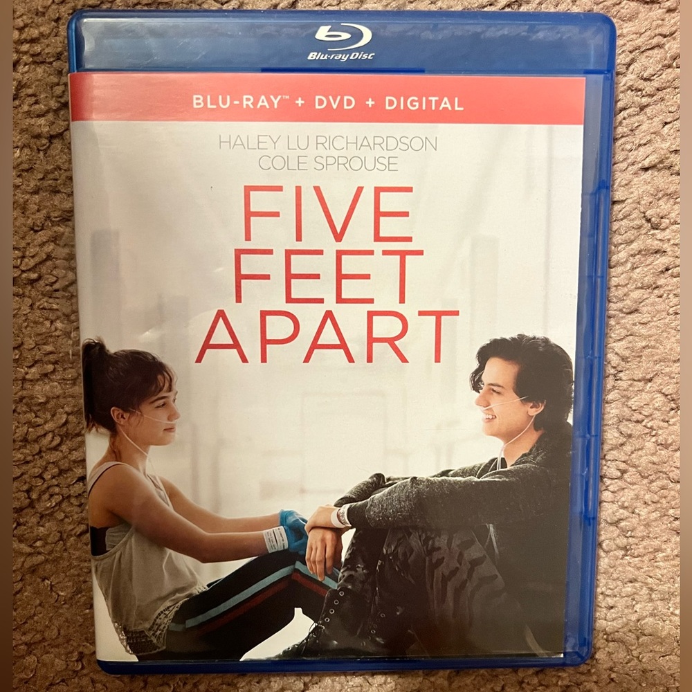 Five Feet Apart blu ray